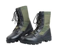 TPTOP Men's Tactical Military Boots Commando Outdoor Army Combat Boots Work Shoes High Top Lace-up Sneakers Waterproof and Breathable,A-40EU