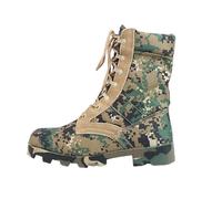 TPTOP Men's Tactical Military Boots Commando Outdoor Army Combat Boots Work Shoes High Top Lace-up Sneakers Waterproof and Breathable,B-42EU