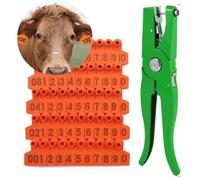 TPU Animal Ear Tags with Applicator for Livestock Identification and Management