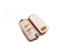 TPU Car Key Cover Case Shell For Audi A3 8P A4 B7 B8 B5 B9 B6 A1 A5 Q7 Q5 A6 4F C6 C5 C7 C4 TT Q3 S3 A7 A8 C4 8N 8V 8L RS3(WHITE)