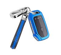 TPU Car Key Protector Cover Fob Case with Chain for Kia Soul(2019-2022) Forte Telluride K5Seltos Niro Sportage Sorento (Blue)