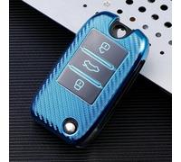 TPU Carbon Fiber Car Flip Key Case Cover Bag Holder Keychain for Roewe RX5 MG3 MG5 MG6 MG7 for MG ZS GT GS 350 360 750 W5