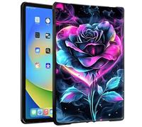 TPU Case for 6" Kindle 10th Generation, 2019 Release & Kindle Signature Edition E-Reader - Slim Fit Shockproof Protective Cover with Beautiful Rose Design