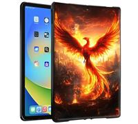 TPU Case for 6" Kindle 10th Generation, 2019 Release & Kindle Signature Edition E-Reader - Slim Fit Shockproof Protective Cover with Majestic Phoenix Rising Design