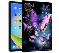 TPU Case for iPad Pro 11 Inch 2018/2019 - Slim Fit Shockproof Protective Cover with Butterfly with Glittering Wings Design for iPad Pro 11" 2018/2019