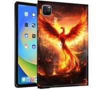 TPU Case for iPad Pro 11 Inch 2022/2021/2020 - Slim Fit Shockproof Protective Cover with Majestic Phoenix Rising Design for iPad Pro 11" 2022/2021/2020