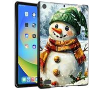 TPU Case for Kindle Fire HD 7 5th 7th 9th Generation (2015 2017 2019 Release) - Slim Fit Shockproof Protective Cover with Snowman with Hat Design for Fire HD 8 2018