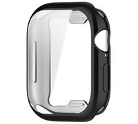 TPU Case Soft All-Around Coverage Screen Protector Anti-Fall Full Cover Protective Shell for Watch Series 10 42mm/46mm (Black 42mm)
