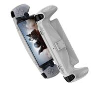 TPU Gaming Console Controller Sleeve Skin with Stand Game Machine Grip Case Shockproof Game Console Protective Cover for PS5 Portal (White)