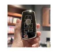 TPU Key Cover With Keychain Lanyard For 1 2 3 4 5 6 7 Series M5 M6 X3 X4 Keyless Accessories(Black case)
