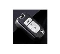 TPU Leather Car Flip Key Case Protective Cover Shell Keychain For Civic For CR-V For HR-V For Agreement For Jade For Crider For Odyssey 2015-2018 OUSDUO(Silver)