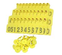 TPU Livestock Mark， Livestock Ear Tags Identification Number Multiple Ranges(Yellow,101-200)