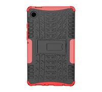 TPU+PC Armor Stand Cover Suitable For Samsung Galaxy Tab A9 8.7inch/Tab A9 Plus 11inch 2023 Tyre pattern Drop-proof Case(Red,Tab A9 Plus 11inch 2023)