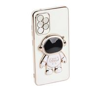 TPU Plastic Stereoscopic Mobile Phone Case Holder Protective Cover For, All-Inclusive Design For Stable Screen Placement, Resistant to Aging, For Phone Protection (For A52 A52S 4G 5G) White