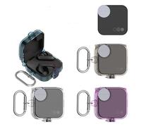 TPU Protective Cover For CMF Buds Pro 2 Cover Candy Color Soft Earphone Case, Headphones Case Protective Sleeve with Hook All-Round Protection Accessories (Purple)