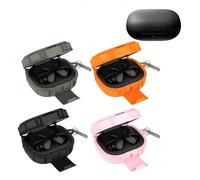 TPU Protective Sleeve Cover For Beats Powerbeats Fit Headphone Protective Case Anti-scratch Shockproof and Dustproof Case Protection Accessories with Removable Hook (Orange)
