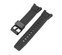 TPU Rubber Strap Compatible With Casio G-SHOCK MTG-B3000 Modified Resin Silicone Wrist Band Men Waterproof Mountaineering Watch Accessories(Steel Black black)
