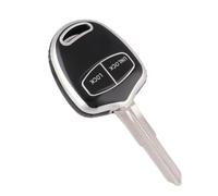 TPU Shell Fob For Mitsubishi For Lancer EX For Evolution For Grandis For Outlander For Triton For Pajero ASX 2/3 Buttons Car Key Case Cover(Black sliver,2 button)