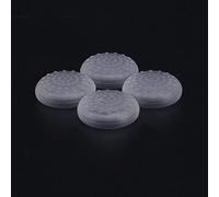 TPU Silicone Analog Controller Joystick Cap Thumb Stick Grip Cap Cover for Nintendo Switch NS Joy-Con (Clear)