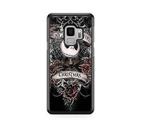 TPU Silicone Case for Samsung Galaxy S9 Plus Nightmare Before Christmas Mr Jack Tim Burton Skeleton Bones Dark