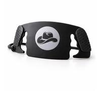 TPU & Silicone Hat Cinch for Rodeo & Western Hats, Adjustable Secure Strap Clip for Riding & Travel, Keep Hat in Place, Black, One size