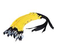 TPU Snow Tyre Chains Universal Fit 10pcs 185 to 225mm for Cars Trucks SUVs