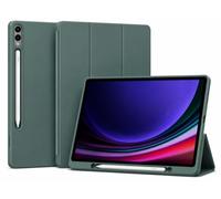 TPU Stand Cover Samsung Galaxy Tab S9+ / S10+ 12.4 Inch with S Pen Holder, Smart Folio Case (Moss Green)