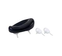 Tpu Violin Shoulder Rest with 2 Fixed Suckers Black B406 | Lightweight, Easy to Carry, Sweat Absorbent Pad, Single Pack for Violin Use