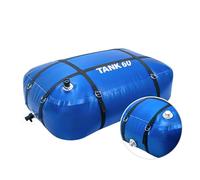 TPU Water Storage Bladder, 60 Gallon Portable RV Fresh Water Tank, Food Grade BPA Free Collapsible Flexible Container for Drinking, Camping, Irrigation & Emergency-Hurricane, Drought, Fire (3/4” GHT)