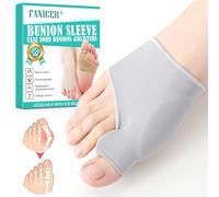 Tpubmity 2 Pairs Bunion Corrector,Hallux Valgus Socks,Hallux Valgus Cushion Toe Brace,Reduces Pressure,Big Toes Separator & Straightener for Comfort and Support,Men & Women,Black