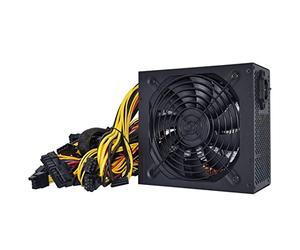 TPUOTI 1600w psu PC power supply 110v 220v Miners TX Mining Machine Support 6 Pieces Graphics Card For Computer BTC Mining