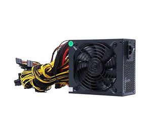 TPUOTI 180V-260V Power Supply ETH ATX Mining Power Supply 2600W 2400W 2000W BTC Miner Support 8 Display Cards GPU For BTC Mining Rig(2600W 220V)