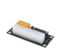 TPUOTI 24Pin to 4Pin/SATA Molex Synchronous Dual PSU Power Supply Sync Adapter Card ATX Add2psu for Mining(5PCS To sata black)