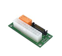 TPUOTI 24Pin to 4Pin/SATA Molex Synchronous Dual PSU Power Supply Sync Adapter Card ATX Add2psu for Mining(5PCS To sata green)