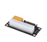 TPUOTI 24Pin to 4Pin/SATA Molex Synchronous Dual PSU Power Supply Sync Adapter Card ATX Add2psu for Mining(10pcs to sata black)