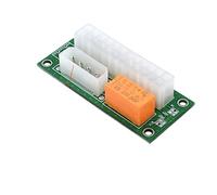 TPUOTI 24Pin to 4Pin/SATA Molex Synchronous Dual PSU Power Supply Sync Adapter Card ATX Add2psu for Mining(5PCS To 4pin green)