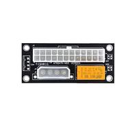 TPUOTI 24Pin to 4Pin/SATA Molex Synchronous Dual PSU Power Supply Sync Adapter Card ATX Add2psu for Mining(5PCS To 4pin black)