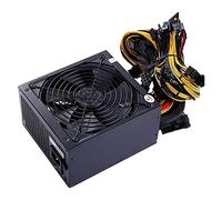 TPUOTI 2600W 180V-240V ATX ETH Bitcoin Mining Power Supply 95% Efficiency Support 8 Display Cards GPU for PC BTC Bitcoin Miner