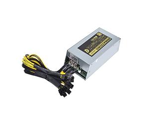 TPUOTI 2U Single Channel 2000W ETH Mining Rig Power Supply Miner PSU 10x6Pin Efficiency Device For BTC Antminer Bitcoin S7 S9