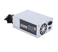 TPUOTI 3200/2600/2400/2000W ETH Bitcoin Mining Power Supply 180-240V 10x6Pin 95% Efficiency Power Supply For Ethereum BTC Bitcoin Miner(2U 3200W)
