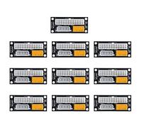TPUOTI Dual PSU Power Supply PC Block Synchronizer ADD2PSU ATX 24Pin To 4Pin Molex Connector Riser Miner Mining Adapter(10pcs black 4pin)