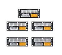 TPUOTI Dual PSU Power Supply PC Block Synchronizer ADD2PSU ATX 24Pin To 4Pin Molex Connector Riser Miner Mining Adapter(5pcs black 4pin)