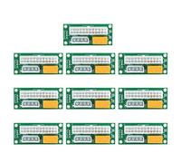 TPUOTI Dual PSU Power Supply PC Block Synchronizer ADD2PSU ATX 24Pin To 4Pin Molex Connector Riser Miner Mining Adapter(10pcs green 4pin)