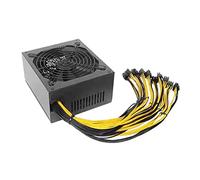 TPUOTI PC Mining Bitcoin Power Supply 2000W ATX 12V 2.31 Silent Bitcoin Miner Mining Power Supply 75/B85/847/X79/ Graphics card support