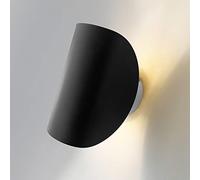 TPWEWRX Modern Wall Lamp Bedroom Bedside Wall Sconce Lighting Fixtures Minimalist Wall Light Living Room Backdrop Wall Lights Hallway Wall lamp Aisle Wall Light (Black)