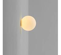 TPWEWRX Modern Wall Sconce G9 Wall Lights with Simple Spherical Glass lampshade Living Room Bedroom Corridor Wall Lamp Lighting Fixtures (15cm)