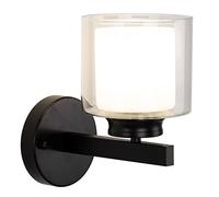 TPWEWRX Nordic Modern Wall Light Bedside Simple Wall Sconce Lighting Fixtures Dresser Wall Lights Aisle Staircase Wall Lamp Living Room Wall lamp for Hallway Bedroom Bathroom (Black)