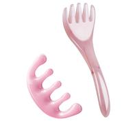 TPZORJX 2pcs Resin Scalp Massager, Comb Gua Sha Comb Scalp Massage Brush Head Massager Five Claws Face Massager Multifunctional for Head Neck Lymphatic Massage Self Care