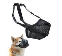 TPZORJX Dog Muzzle, Black Mesh, Adjustable Poison Bait Protection, Prevents Dogs From Eating Food, Protects Dog Muzzle, Prevents Barking, All-Purpose Dog Muzzle (Large)