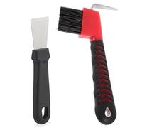 TPZORJX Hoof Pick for Horses, Horse Head Hoof Scraper with Brush, Horse Care Accessories, Non-Slip Handle, Horse Grooming Tools for Clean Hooves for Hoof Care and Claw Care